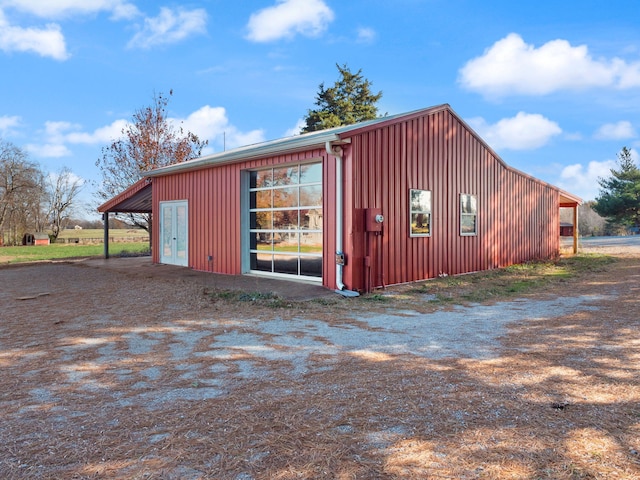 view of outbuilding