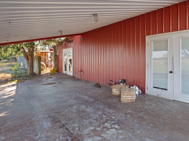 view of patio / terrace with french doors