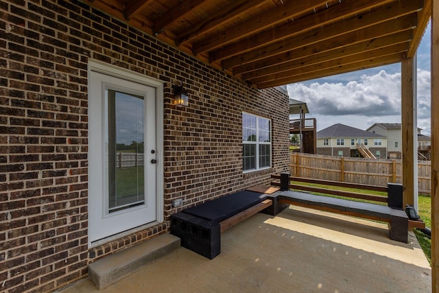 view of patio