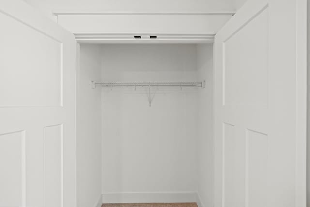 view of closet