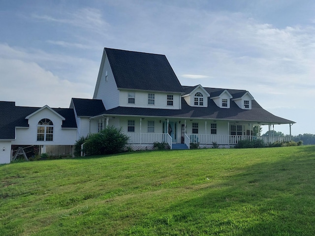 1280 Woodbury Loop, Morgantown, KY 42261 - country-style home featuring a porch and a front yard