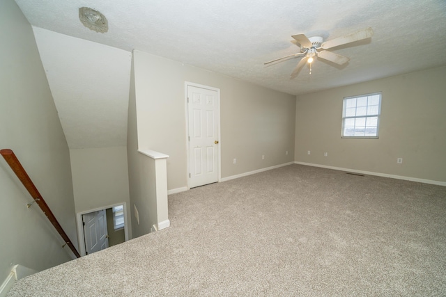 1280 Woodbury Loop, Morgantown, KY 42261 - carpeted spare room featuring ceiling fan and a textured ceiling