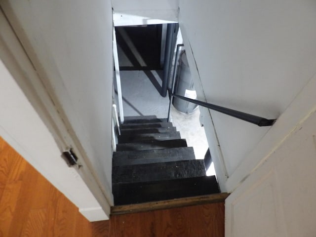 view of stairs