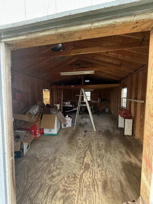 view of storage room