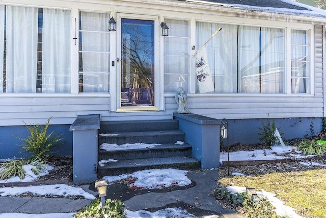 view of entrance to property