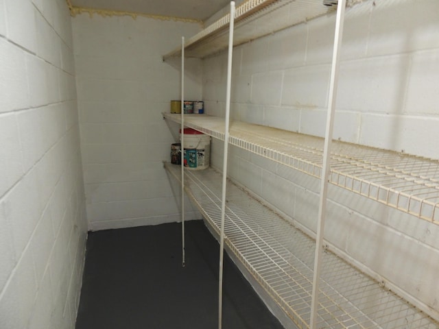 view of storage room