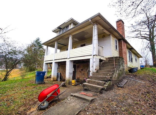 view of front of home