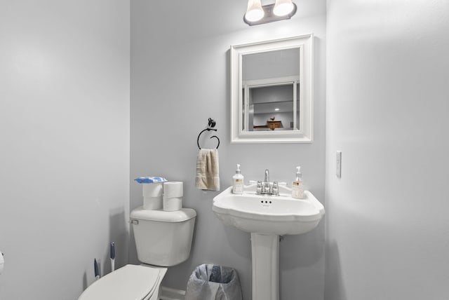 bathroom with toilet