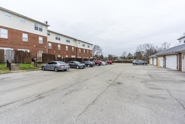 view of car parking