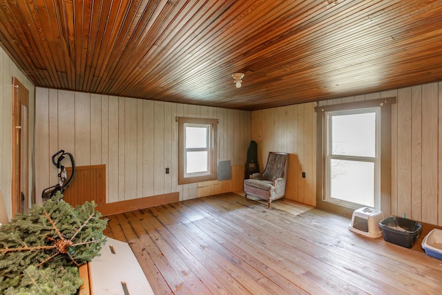 interior space with light wood-type flooring