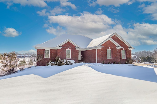 view of ranch-style home