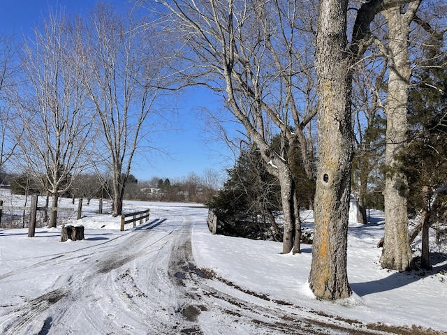 view of road