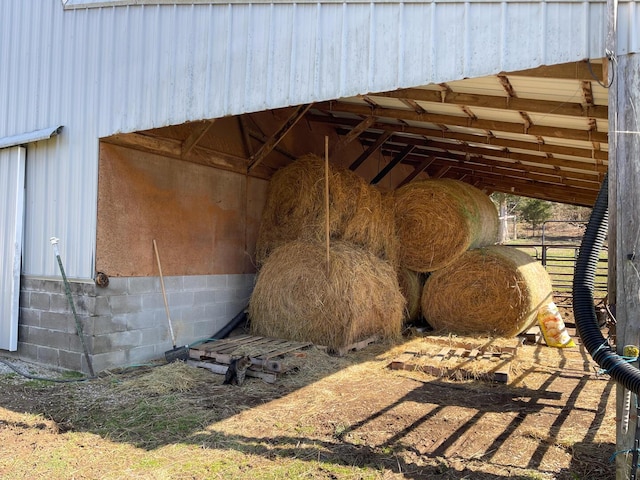 view of stable