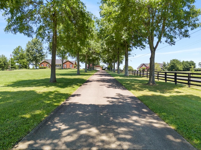 view of road