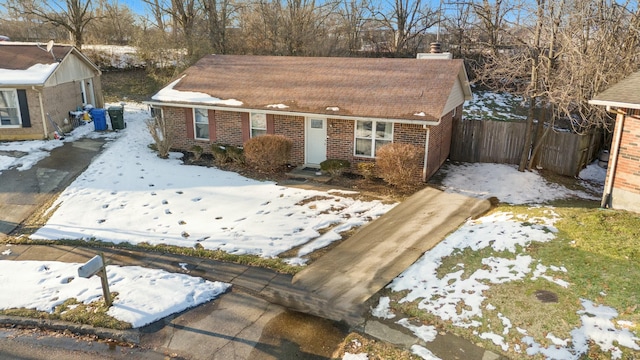 view of front of property