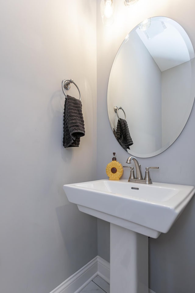 bathroom with sink