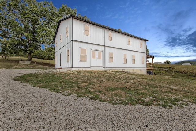 view of rear view of house