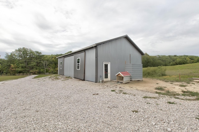 view of outbuilding