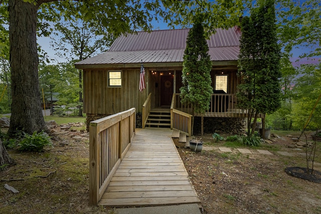 view of bungalow-style house