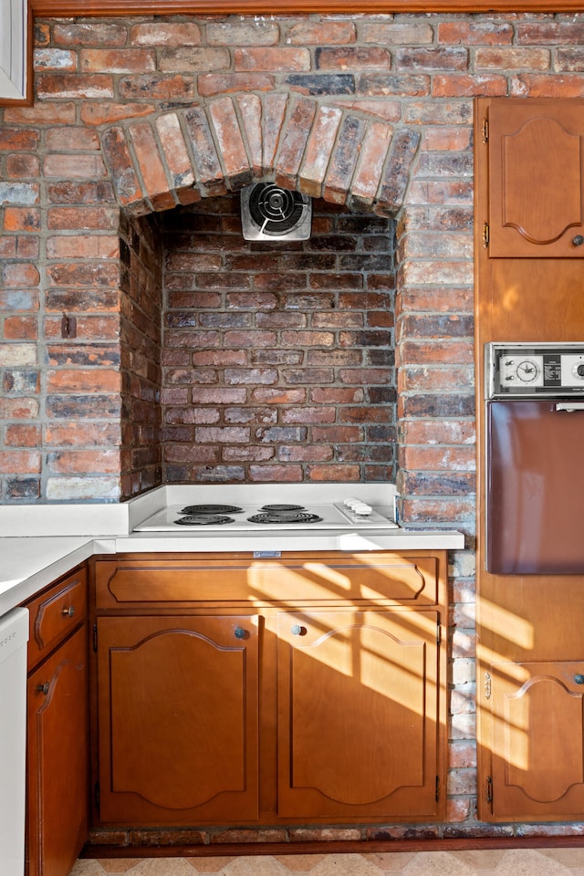 kitchen with white appliances