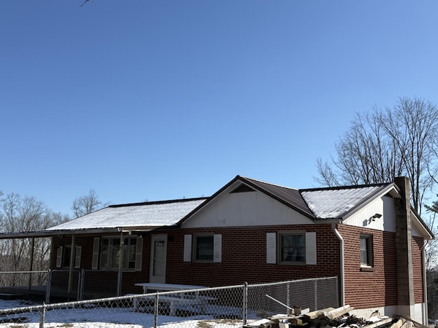 view of ranch-style house