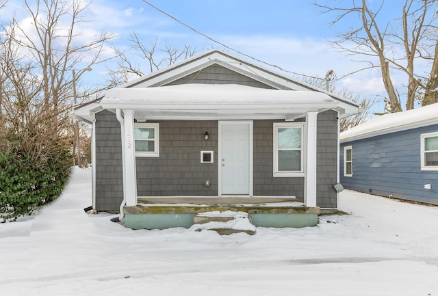 view of front of home