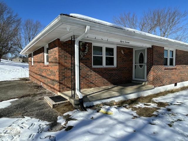 view of front of home