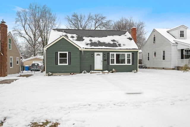 view of front of property