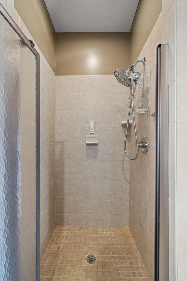 bathroom with an enclosed shower