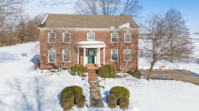 view of colonial-style house