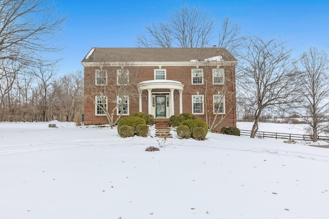 view of colonial-style house