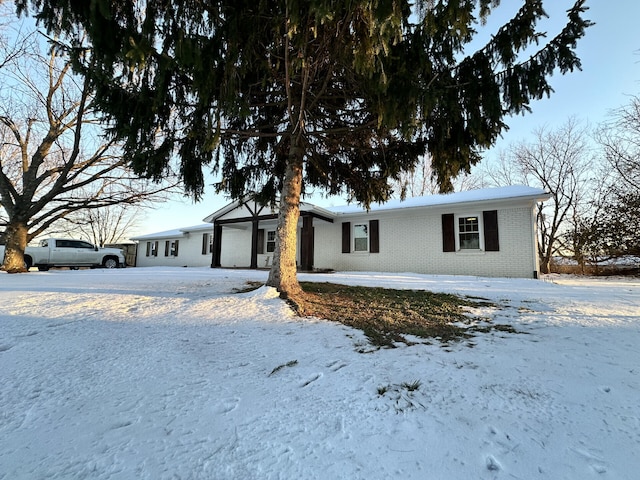 view of ranch-style house