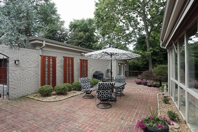 view of patio