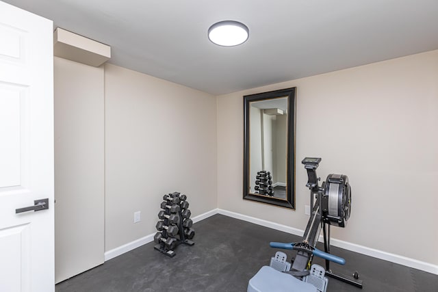 view of exercise room