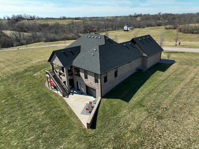 exterior space featuring a rural view