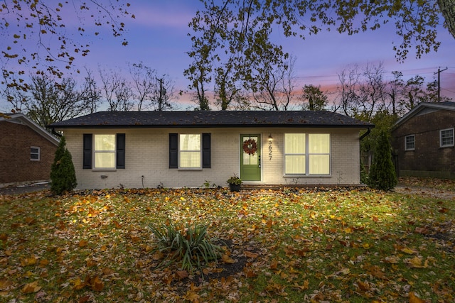 view of ranch-style house