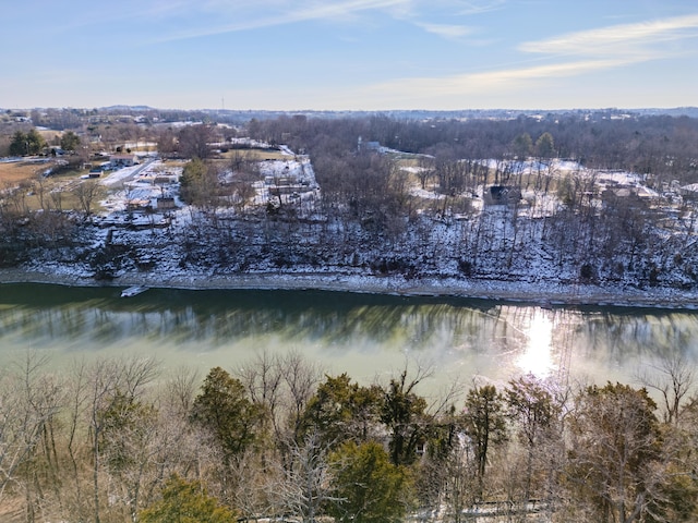 view of water feature