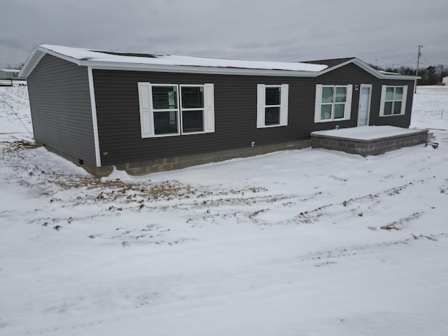 view of front of home