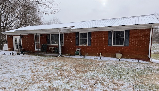 view of ranch-style house