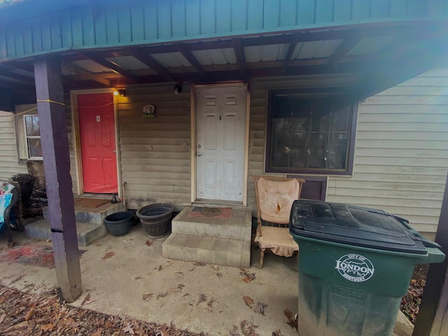 view of entrance to property