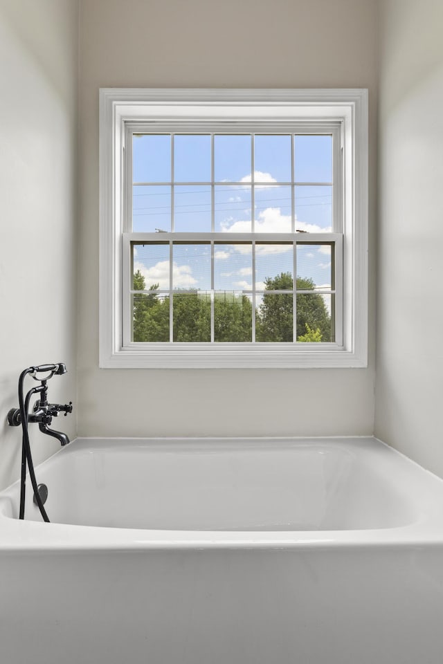 bathroom featuring a bathing tub