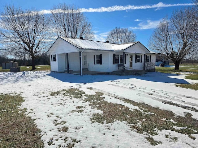 view of ranch-style home