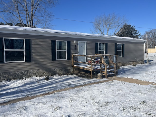 view of manufactured / mobile home