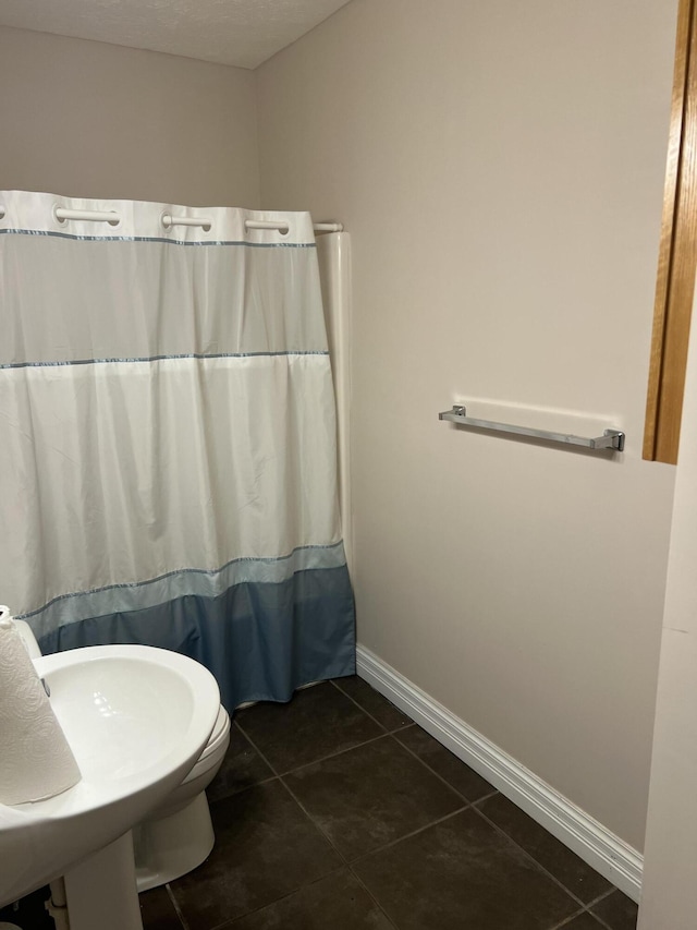 bathroom featuring tile patterned floors