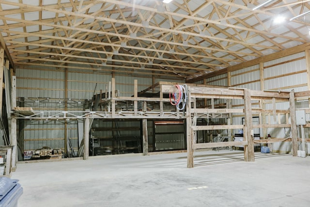 misc room featuring concrete flooring