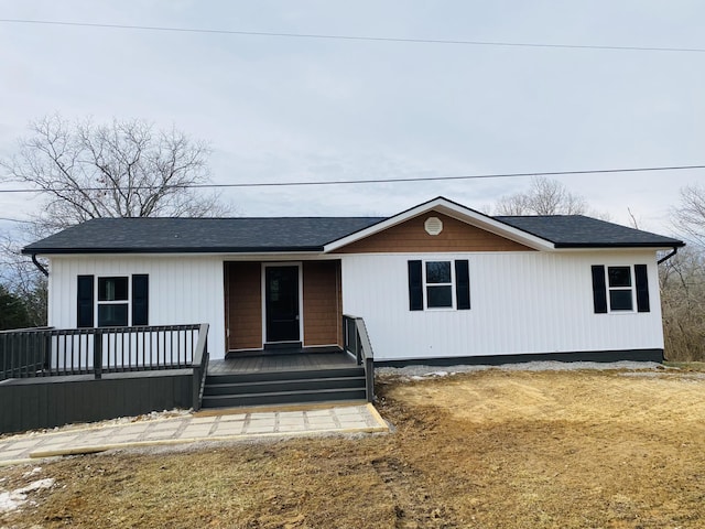 view of front of home