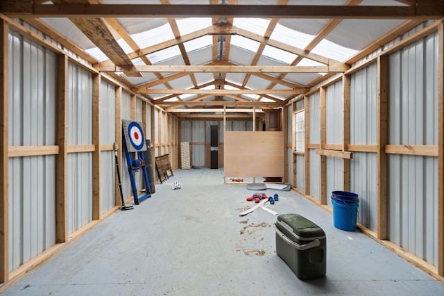 view of storage room