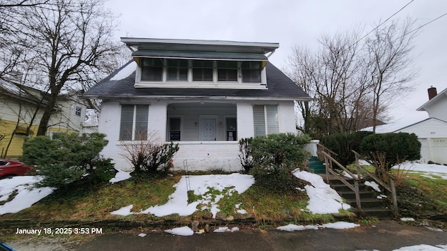 view of bungalow-style house