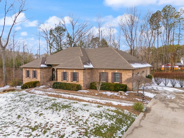 view of ranch-style home