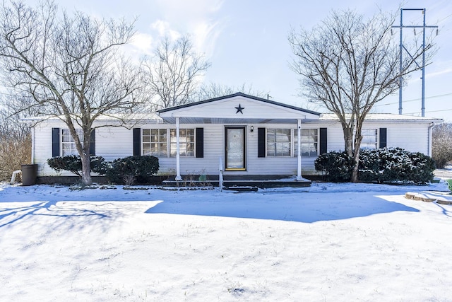 view of front of house